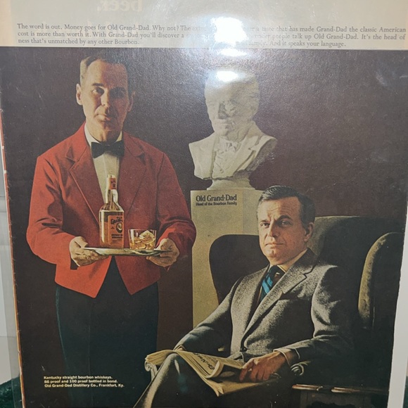 Vintage Bar Ad Old Grand-Dad Kentucky Straight Bourbon Whiskeys Frankfort Ky - Picture 3 of 11